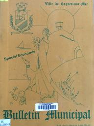 Bulletin municipal, spécial économie de juin 1979 | Service communication de la ville de Cagnes-sur-Mer. Auteur