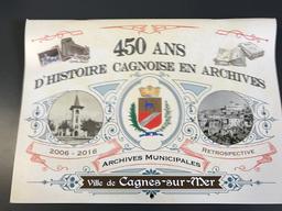 450 ans d'histoire Cagnoise en archives = quatre cent cinquante ans d'histoire Cagnoise en archives | Service des archives municipales de Cagnes-sur-Mer. Auteur